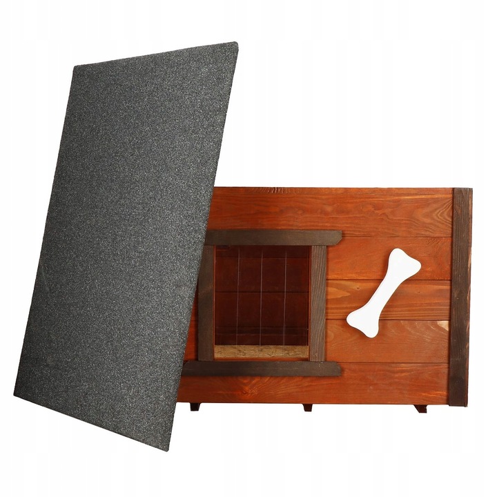 DREWNIANA BUDA DLA PSA OCIEPLANA KURTYNA LEGOWISKO DOMEK OTWIERANY DACH