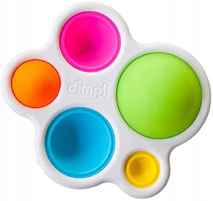 Bąbelki Dimpl Kolorowe POP PUSH Fat Brain Toys