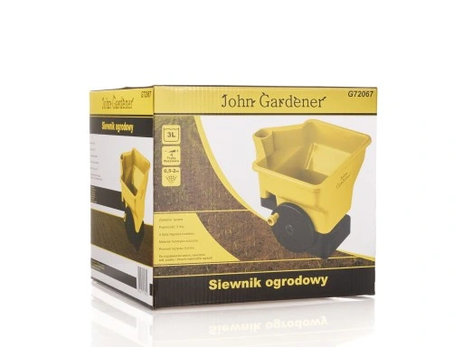 SIEWNIK RĘCZNY OGRODOWY ROZSIEWACZ DO NASION TRAWY NAWOZU SOLI PIASKU