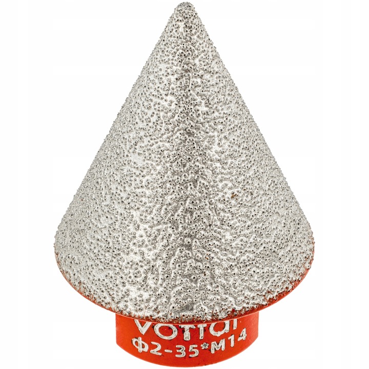 TARNIK FREZ STOŻKOWY OTWORNICA DIAMENT STOŻEK SZLIFOWANIA GRESU M14 2-35