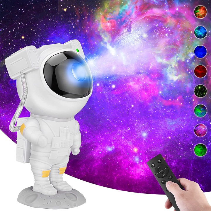 Projektor Gwiazd Nieba led lampka projektor galaktyczny nocna Astronauta