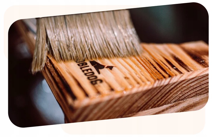 MISKI NA STOJAKU psa ŚREDNIEGO STOJAK DREWNIANY bufet 2x 0,9 L +treserki