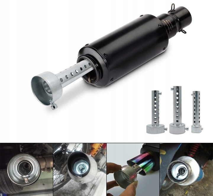 DB Killer Wydechu Tłumika HARD Wyciszacz 60mm SREBRNY lub CZARNY