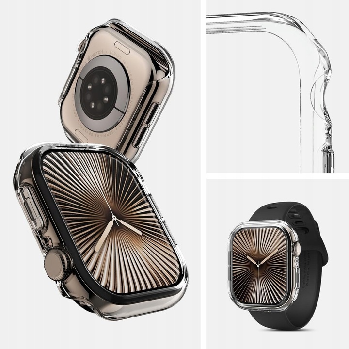 Etui Spigen do Apple Watch 10 46mm, cienki case, wytrzymała obudowa, osłona