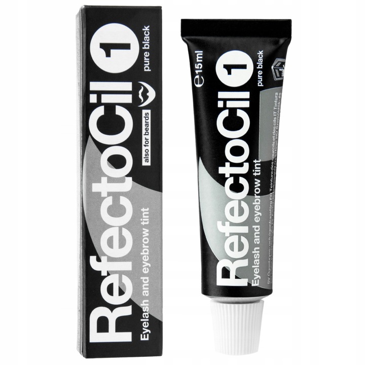 HENNA REFECTOCIL DO BRWI I RZĘS 15ml CZARNA 1.0. W ŻELU