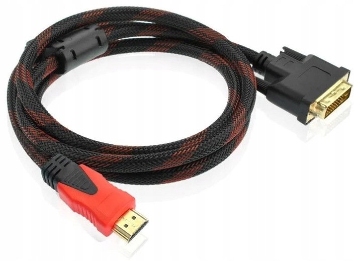 KABEL ADAPTER PRZEJŚCIÓWKA DVI HDMI 1,5M FULL HD 1080P FHD