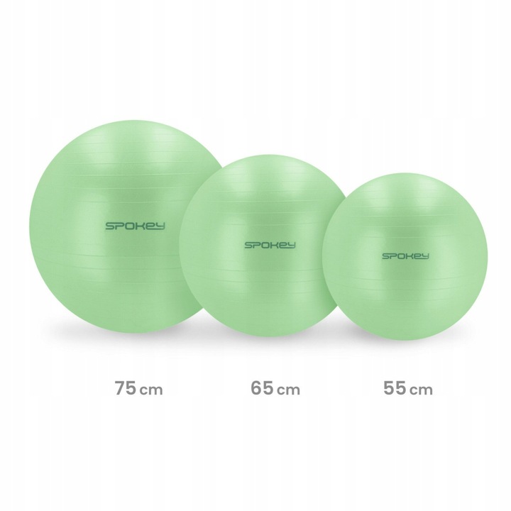 PIŁKA DO ĆWICZEŃ FITNESS REHABILITACYJNA GIMNASTYCZNA 55CM FITBALL ANTI-B