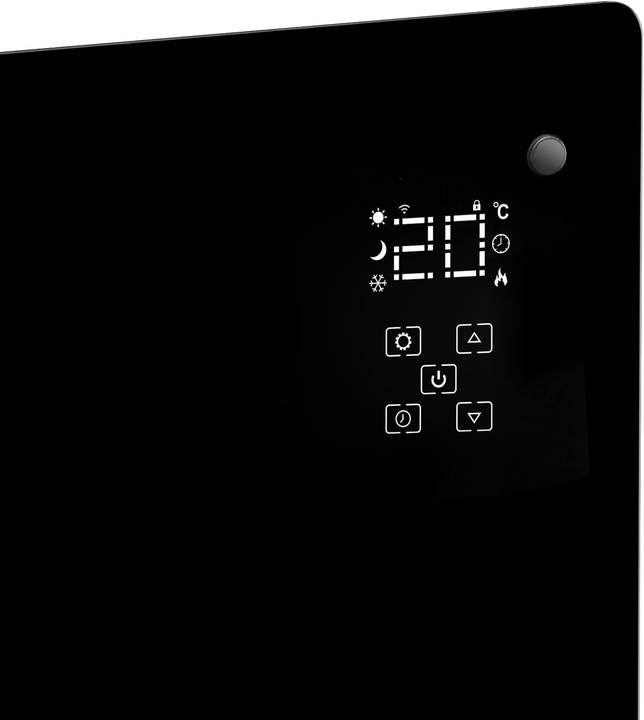 GRZEJNIK Panelowy 2500W KONWEKTOROWY Energooszczędny SZKLANY