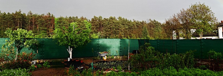 Siatka Cieniująca 1,5x50m Maskująca mata osłona na ogrodzenie płot 90%