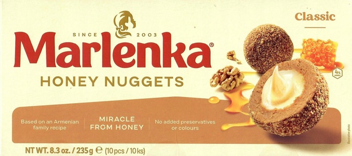MARLENKA Kulki Miodowo-Orzechowe 235 g
