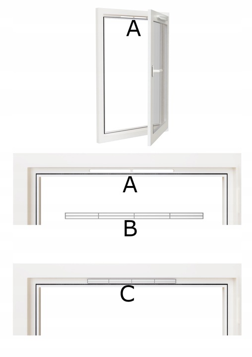 Nawiewnik filtr do okna antysmogowy bez demontażu nawiewnika