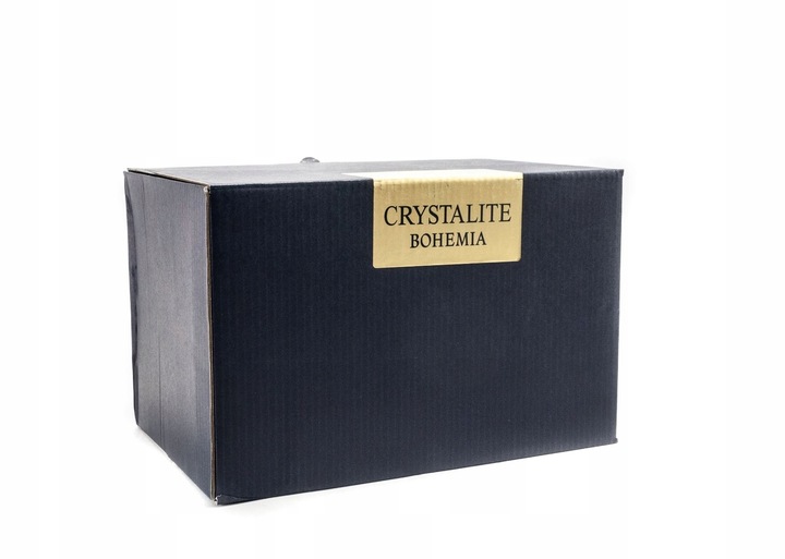 BOHEMIA QUADRO Zestaw Komplet 6 Szklanek Do drinków Napojów SZKLANKI 350 ml