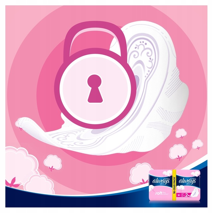 Always Ultra Sensitive Super podpaski ze skrzydełkami rozmiar 2, 16