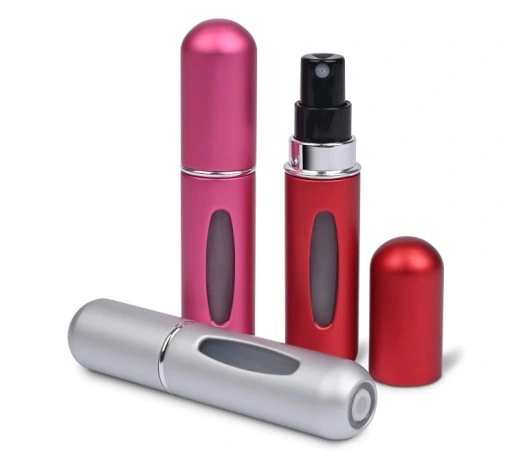 ATOMIZERY PODRÓŻNE Z ROZPYLACZEM DO PERFUM DOZOWNIKI 8SZTUK