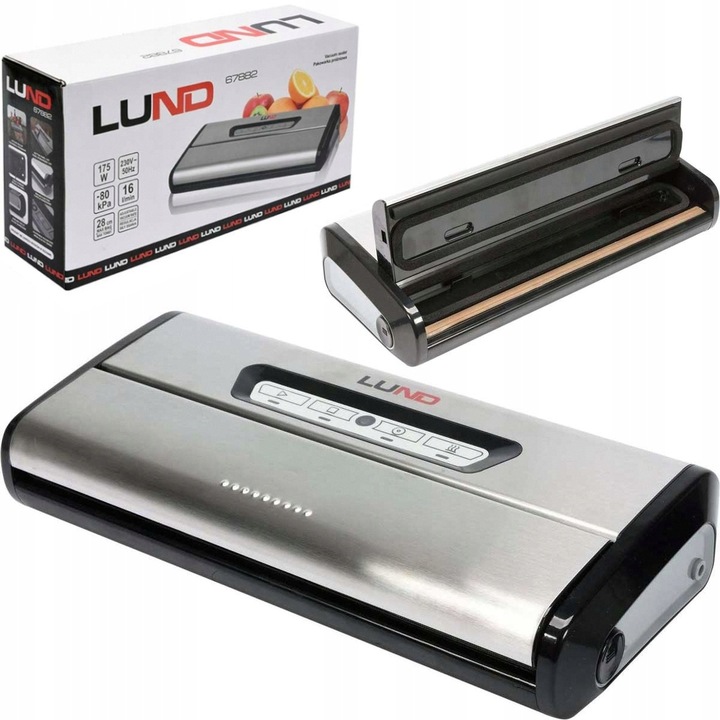 PRÓŻNIOWA ZGRZEWARKA LISTWOWA DO FOLII PAKOWARKA ŻYWNOŚCI 175W 28cm