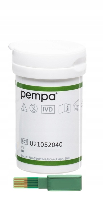 PASKI DO KONTROLI KWASU MOCZOWEGO PEMPA DO URZĄDZENIA 3W1 - 30szt