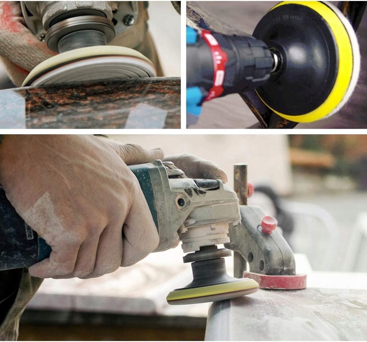 ZESTAW TARCZE DIAMENTOWE DO SZLIFOWANIA POLEROWANIA GRESU SPIEKU