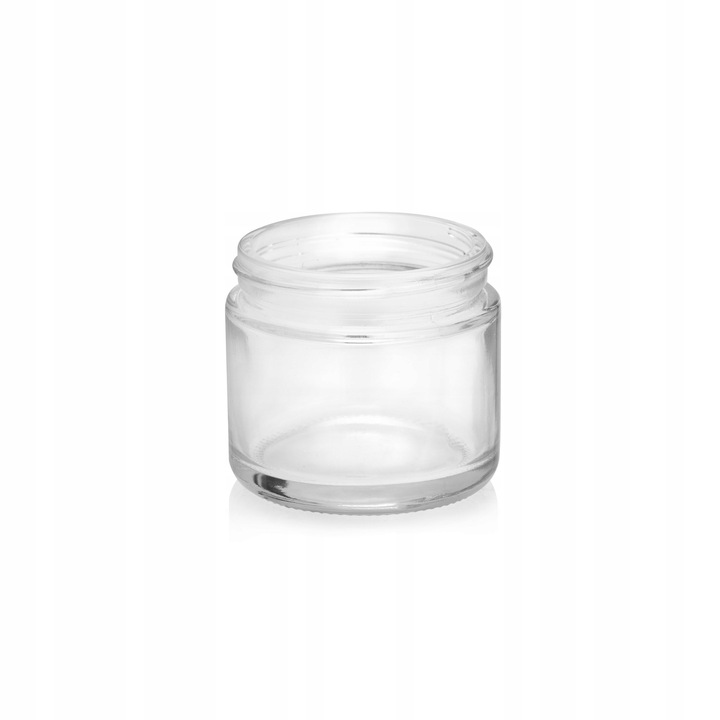 Słoik pojemnik szklany bezbarwny do świec 60 ml zestaw 12 sztuk