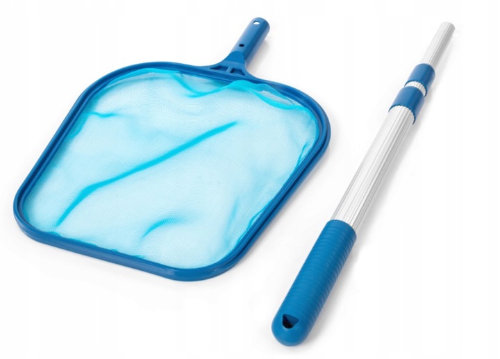 PODBIERAK ZBIERAK SIATKA DO CZYSZCZENIA BASENU JACUZZI SIATKA BASEN + KIJ