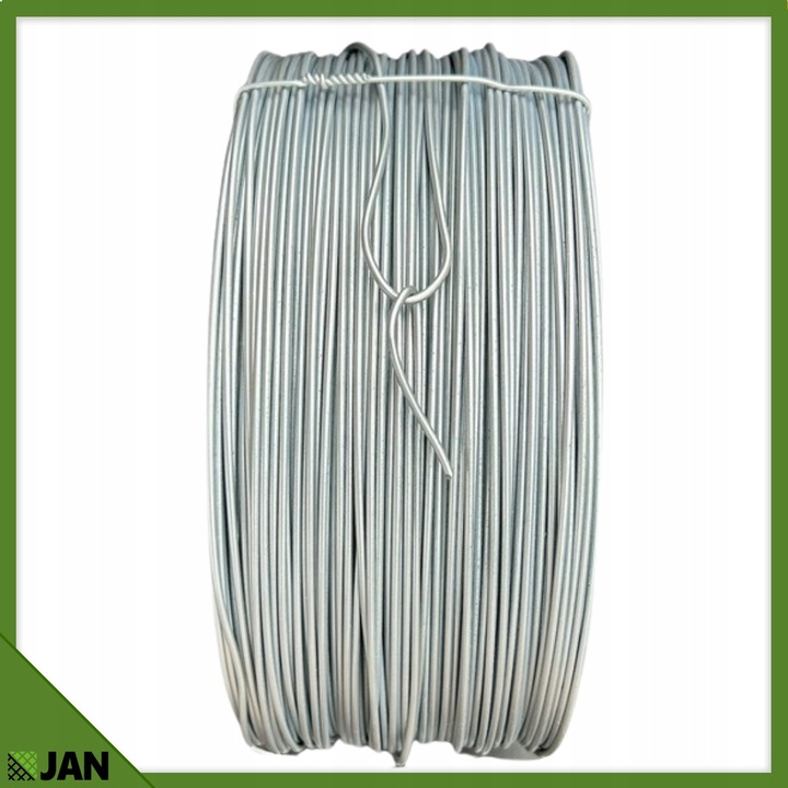 DRUT ocynkowany NACIĄGOWY sadowniczy 2,5 do SIATKI OGRODZENIOWEJ 50m