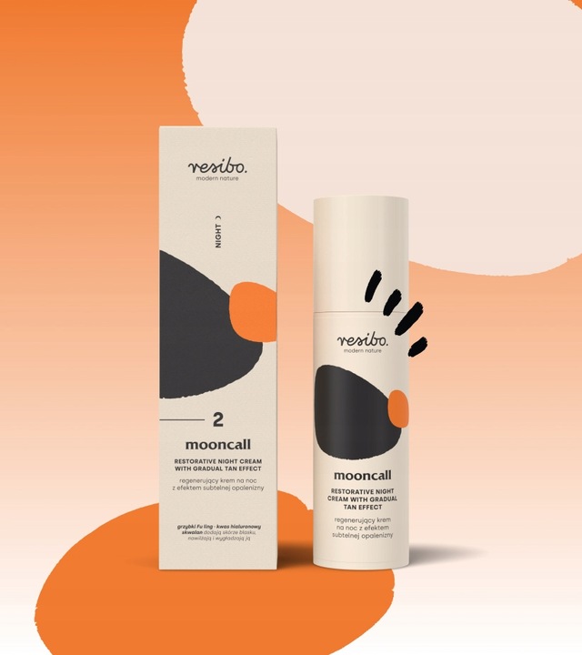 Mooncall regenerujący krem na noc z efektem subtelnej opalenizny
