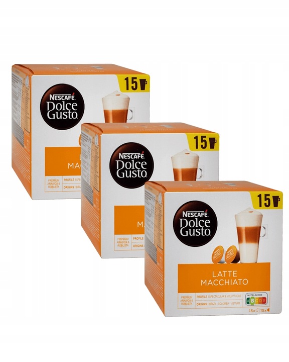 Kapsułki Nescafe Dolce Gusto Latte Macchiato 30szt