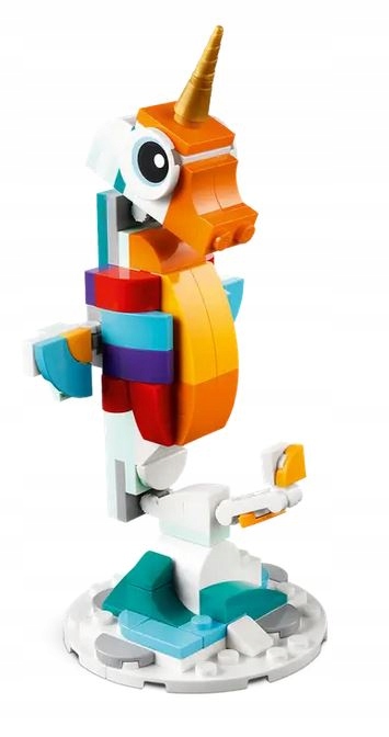 LEGO CREATOR 3w1 - MAGICZNY JEDNOROŻEC - KONIK MORSKI PAW - LEGO 31140