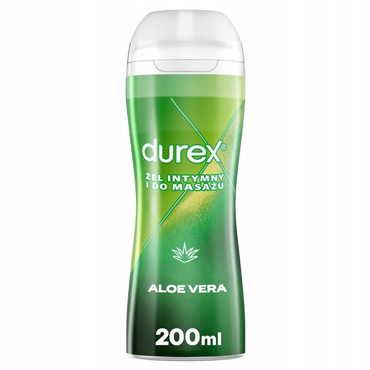 DUREX PLAY 2w1 Nawilżający Żel z Aloesem RELAKSUJĄCY 200 ml Do Masażu Sexu