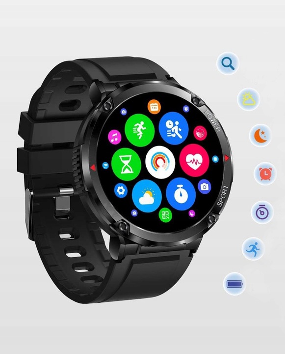 SMARTWATCH Zegarek Męski 600MAH ROZMOWY SMS
