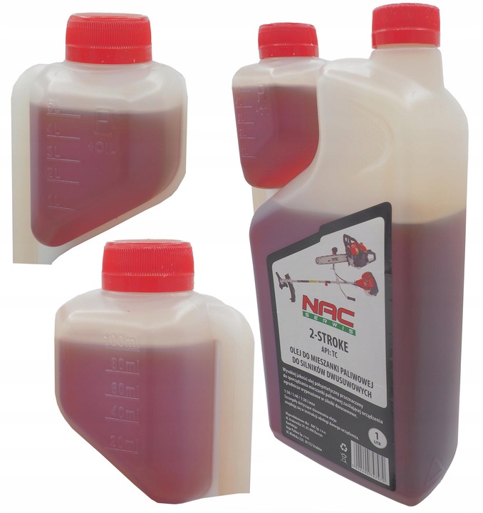 OLEJ DO SILNIKÓW DWUSUWOWYCH KOSY 1L CZERWONY