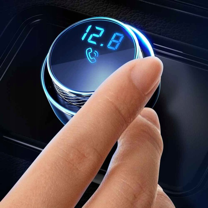 3mk Hyper Car Transmiter FM LED Bluetooth 2x USB