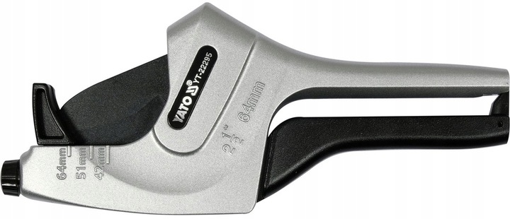 YATO OBCINAK NOŻYCE STALOWE OSTRZA DO RUR PCV PP PE PU PESZLI 64MM YT-22295