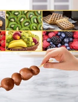 ZESTAW DO FONDUE FOUNDE ELEKTRYCZNY GARNEK DLA 8 OSÓB 1500W 3L 8 X WIDELEC