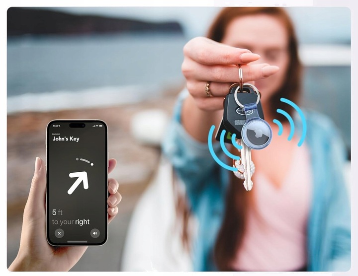 4x ETUI CASE NA LOKALIZATOR APPLE AIRTAG BRELOK + 4x FOLIA HYDROŻELOWA