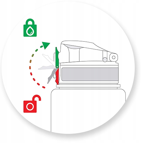 BIDON BUTELKA SPORTOWA METEOR 500ml 22,5cm TRITAN wskaźnik wody uchwyt