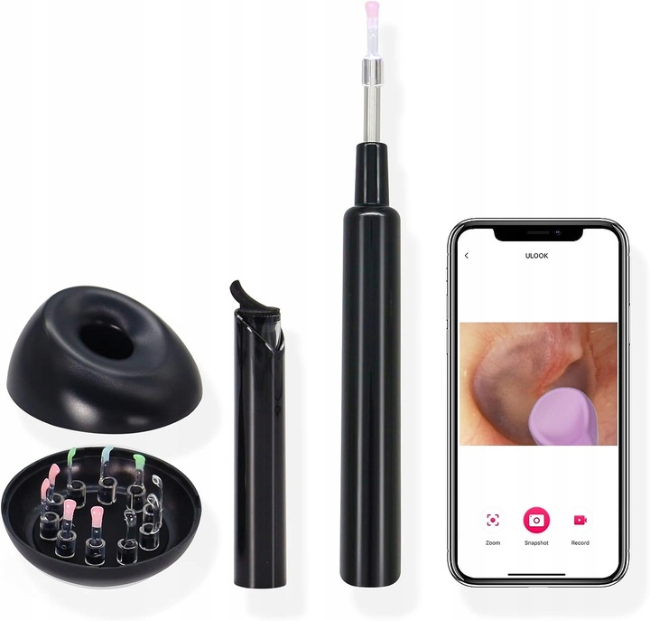 Smart Otoskop Kamera Czyszczenie Uszu Do Usuwania Woskowiny Wosk Wifi
