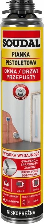 Piana montażowa Soudal 750 ml