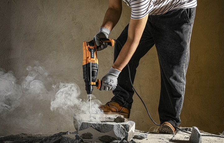 WIERTARKA UDAROWA MŁOTOWIERTARKA MOCNA WIERTARKA Z UDAREM SDS+ PLUS DEKO