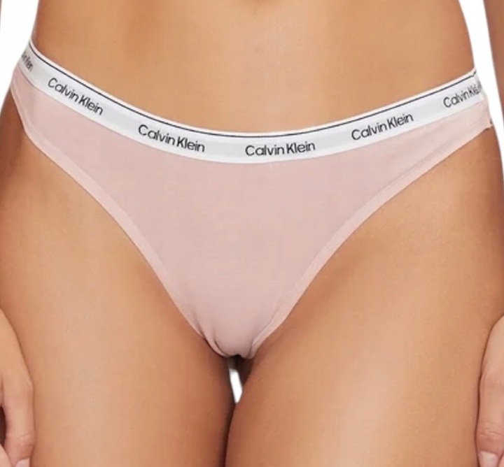 Calvin Klein Underwear Komplet 3 par stringów Thong 3Pk 000QD5209E PYM r XL