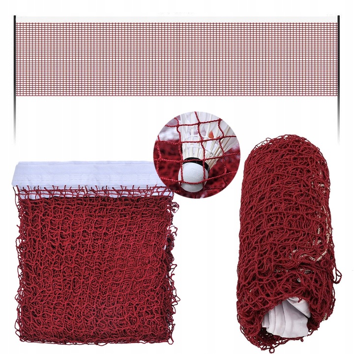 Siatka do gry w badmintona 6m długa mocna profesjonalnych amatorskich meczy