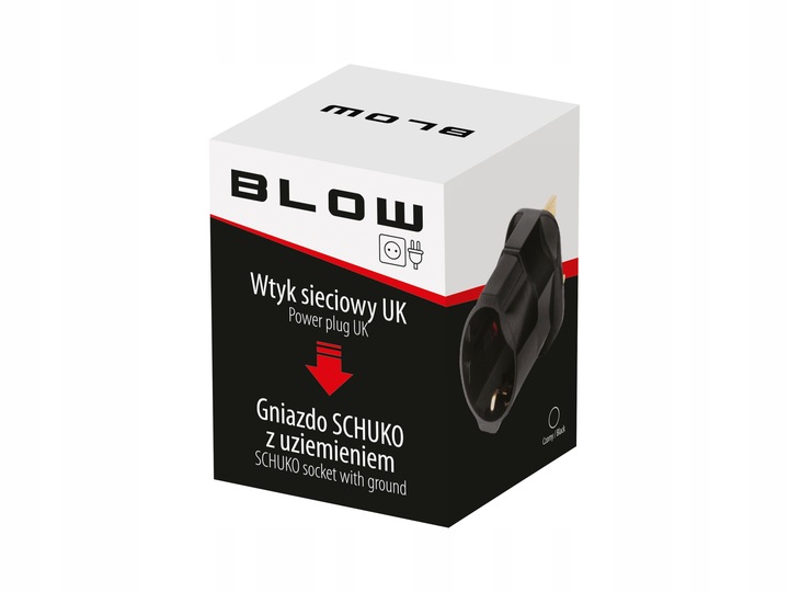 2x ADAPTER PODRÓŻNY PRZEJŚCIÓWKA UK GNIAZDO EU ANGLIA POLSKA SCHUKO