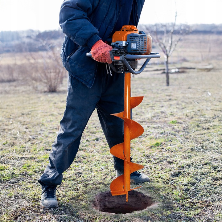 POTĘŻNA WIERTNICA SPALINOWA GLEBOWA VENOM 3 WIERTŁA 30/20/10CM +