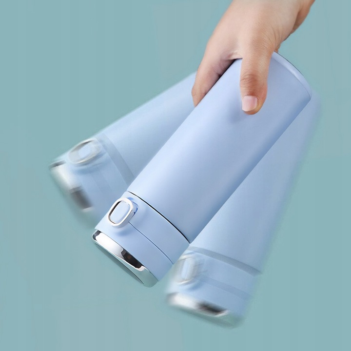 KUBEK TERMICZNY DUŻY TERMOS Z USTNIKIEM 420ML LCD SMART