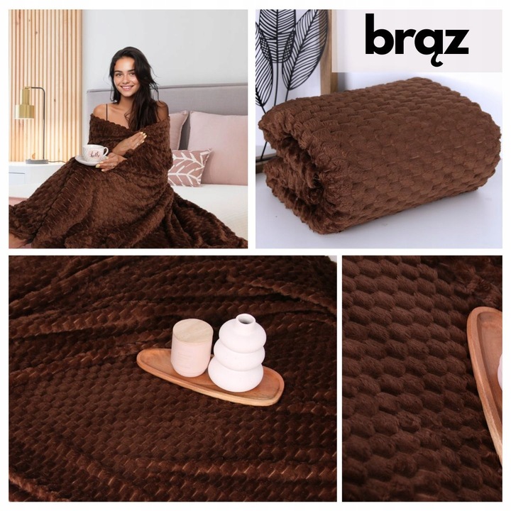 KOC ŚWIĄTECZNY 160X200 NARZUTA NA ŁÓŻKO NA KANAPĘ MIĘKKI PLED Z MIKROFIBRY