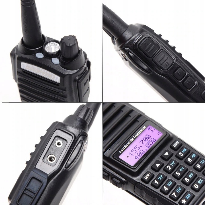 4x KRÓTKOFALÓWKA MOCNA WALKIE TALKIE BAOFENG UV-82 5W PMR RADIOTELEFON