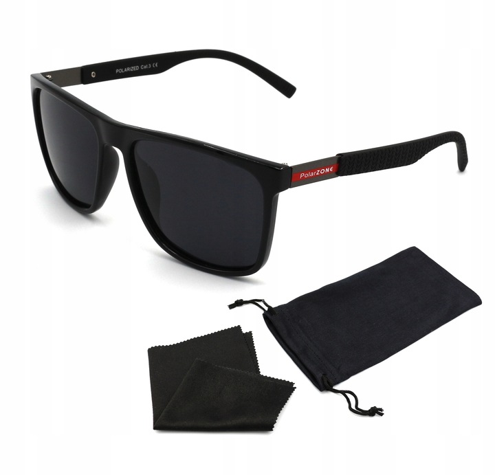 OKULARY PRZECIWSONECZNE MĘSKIE POLARYZACYJNE POLARZONE FILTR UV400