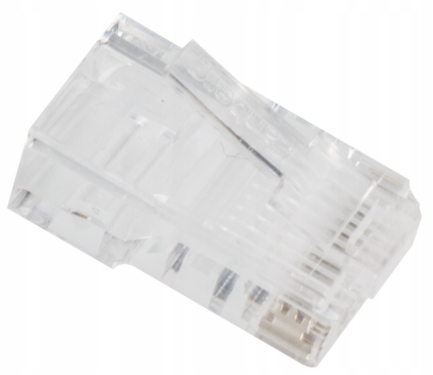 100 SZT. KOŃCÓWKI WTYK WTYKI RJ45 8P8C UTP KAT.5E CAT.5E LINKA DRUT LANBERG