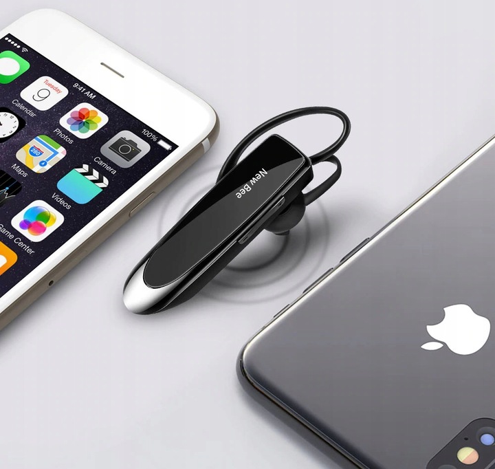 SŁUCHAWKA DO UCHA BLUETOOTH DLA KIEROWCY TIRA AUTA KURIERA DOSTAWCY LEKKA