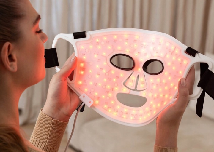 Maska do twarzy LED SILKN FLM100PE1001Biały