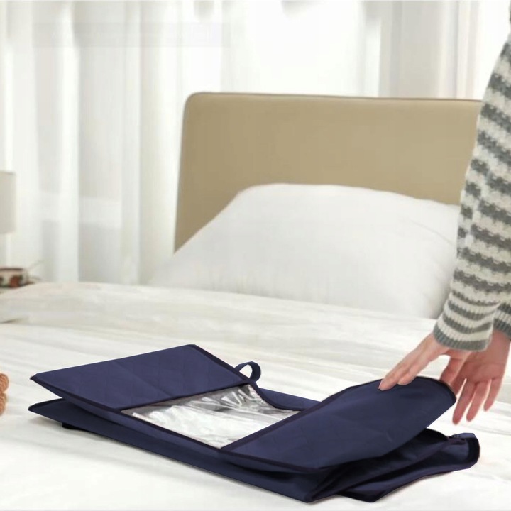 4x ORGANIZER POKROWIEC TORBY DO PRZECHOWYWANIA UBRAŃ POŚCIELI PREMIUM